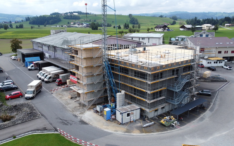 Aufstockung Bürogebäude