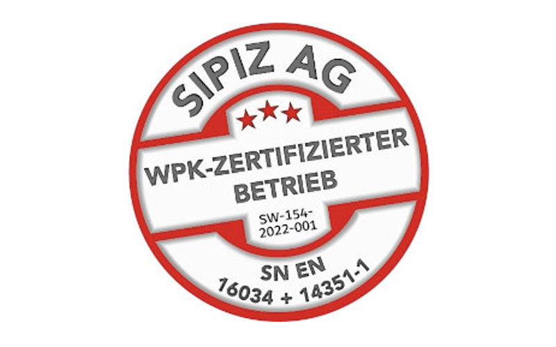 SIPIZ-Qualitätssiegel: WPK-zertifizierter Betrieb